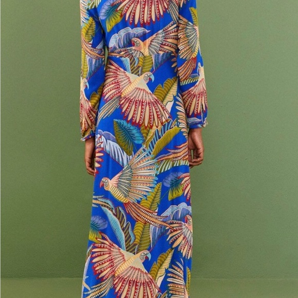 Farm Rio macaw dress new with tags size medium - Picture 6 of 12